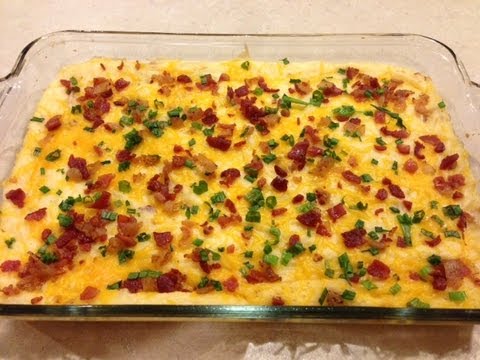 How to make a Fully Loaded Mashed Potato Casserole
