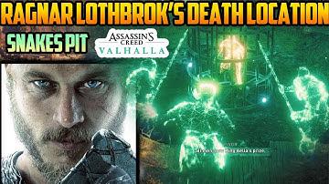 AC Valhalla - Ragnar Lothbrok Death Location 🐍(Snake Pit) *VIKINGS Cut Scene & Ragnar