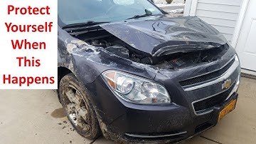 Z Edge Z3 Pro Dual Lens Dash Cam - Car Totaled in an Accident