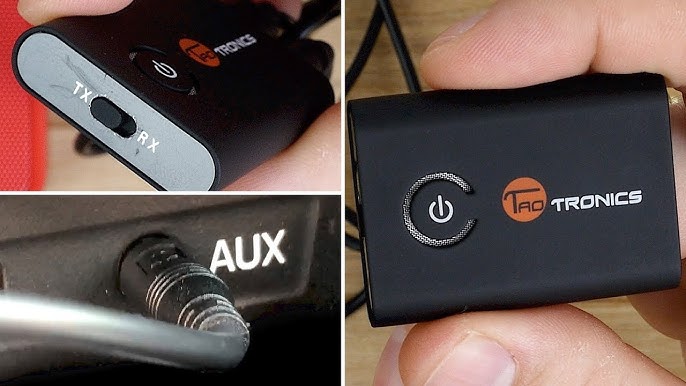 Musikanlage mit Bluetooth nachrüsten BT Transmitter Aukey BR-C11 Ton via  Bluetooth weiterleiten 