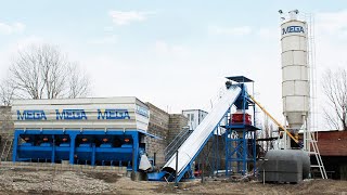 90 m3 Concrete Batching Plant | Mega Concrete Plants