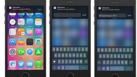 ( IOS 8 quick reply) Interactive message notification - jailbreak tweak