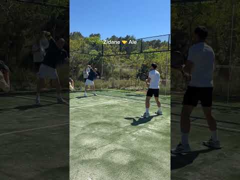 casual rally, not so casual players🤯👀 #zidane #alegalan #padel