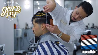 【これもフェード？】マットで仕上げるテーパーフェードのバーバースタイル - GOLD PIT - #名古屋 #愛知 #BARBER #フェード