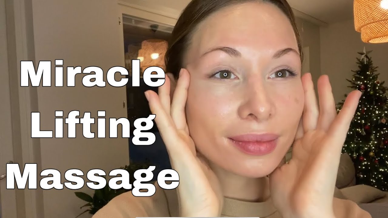 Full Face Lifting Anti-aging Lymphatic Drainage Massage - YouTube