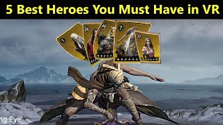 5 Best Heroes you must have in Viking Rise || Viking Rise Tips