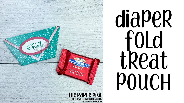 Oh So Ombre Diaper Fold Treat Pouch Tutorial