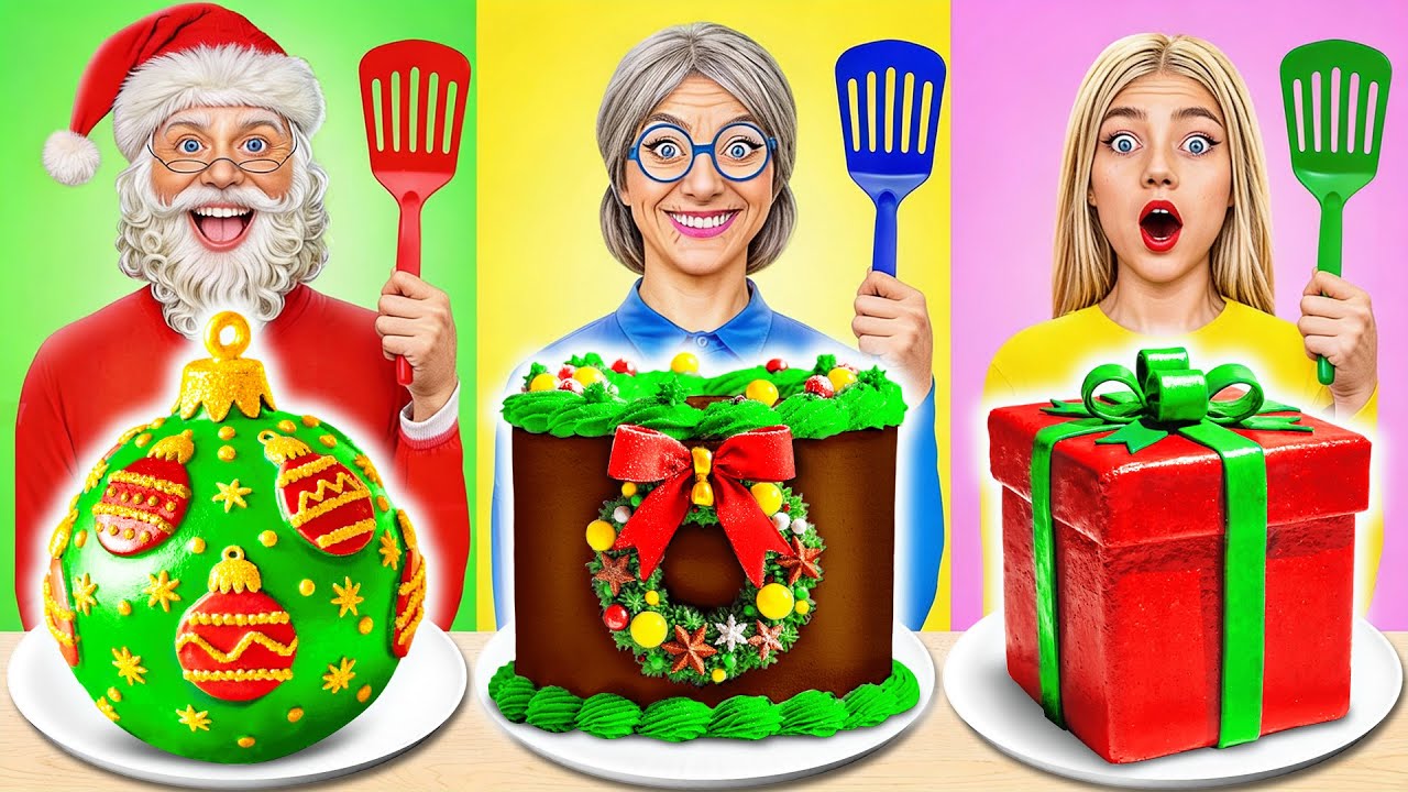 Кулинарный Челлендж: Я против Бабушки с Санта Клаусом | Фантастические Лайфхаки с Едой от Crazy DO