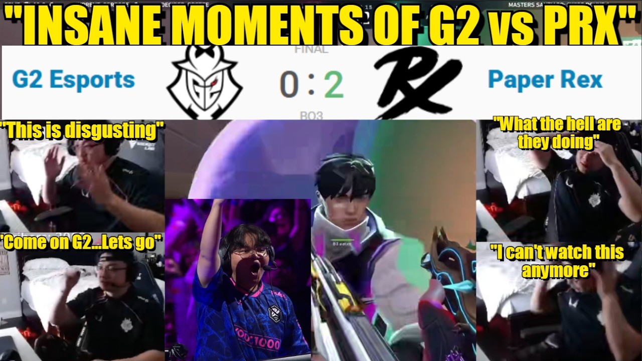 Shanks react to INSANE MOMENTS of G2 vs PRX | VCT MASTERS SANTIAGO |