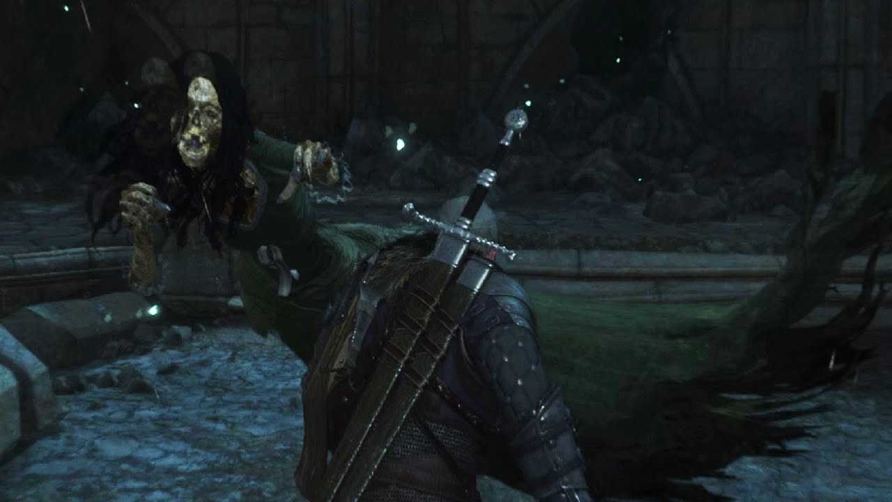 The Witcher 3 Blood and Wine: Phantom of the Amphitheater Boss Fight (4K 60fps)