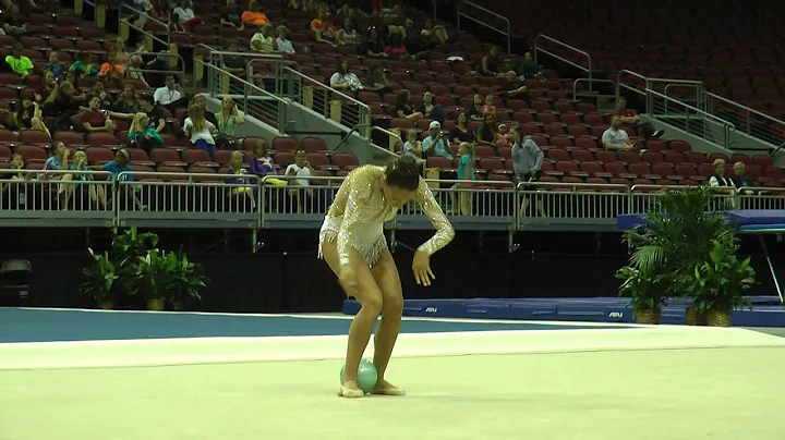Rebecca Sereda - Ball Final - 2014 USA Gymnastics ...