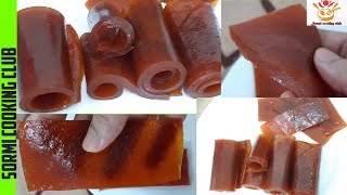 রোদে শুকানোর ঝামেলা ছারাই তৈরি করুন কাচা আমের আমসত্ত্ব || Amsotto |mango bar|mango prikle