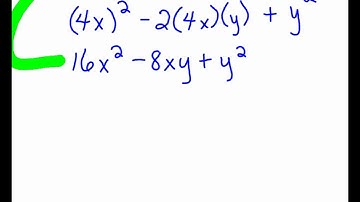 9.3 Find Special Products of Polynomials 2011.wmv