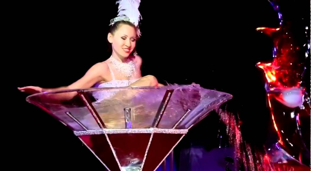 Burlesque Dancers Martini Glass