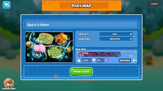 Bloonstd6 Custom Map: Space Is Water By Sevin