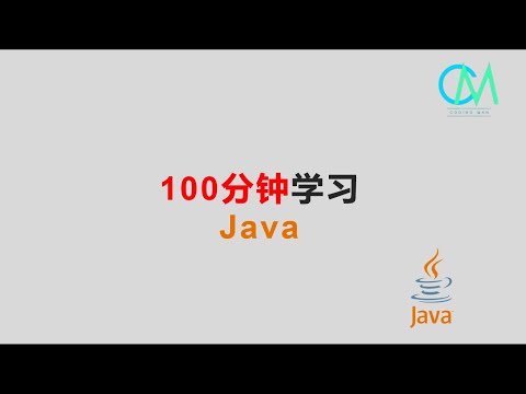 100分钟学习Java #java