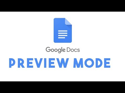 How To Share Google Docs In Preview Mode