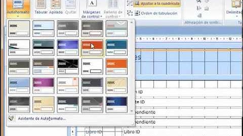 LECCION 9 - Diseñar Formularios de Access 2007