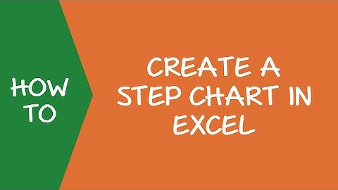 How to Create a Step Chart in Excel