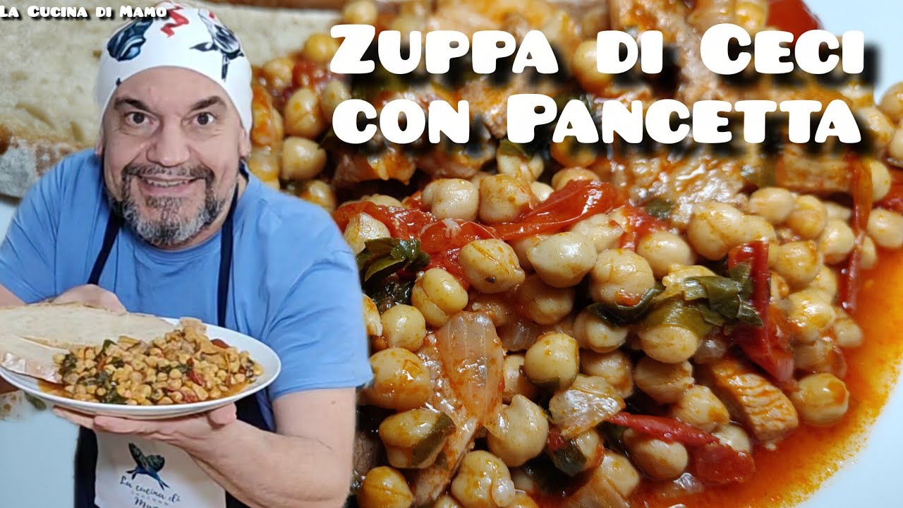 Zuppa di Ceci e Pancetta 