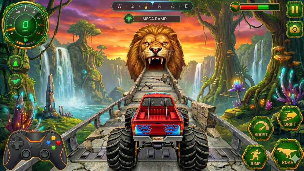 Monster Truck Mega Ramp Impossible Driver - 4x4 Ultimate Car Stunts GT Racing- Android GamePlay 2026