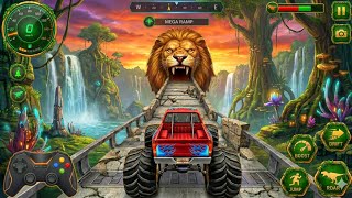 Monster Truck Mega Ramp Impossible Driver - 4x4 Ultimate Car Stunts GT Racing- Android GamePlay 2026 screenshot 1