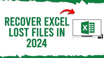 How to Open or Recovered  Unsaved Excel File 2024