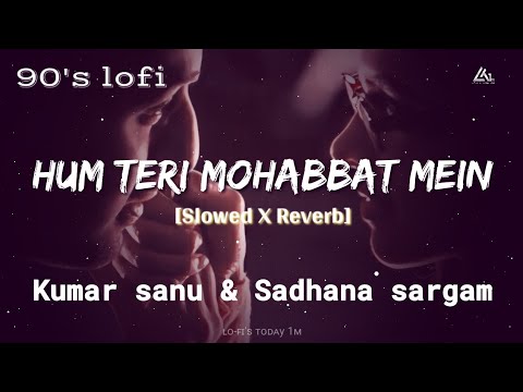 Hum Teri Mohabbat Mein 90s Slowed X ReverbKumar sanu  Sadhana sargam  Lofis today 1m