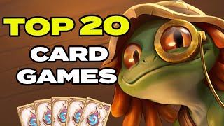 TOP 20 BEST Card Games for Android and iOS | CCG | TCG by Big Paw Gaming 61,760 views 4 years ago 10 minutes, 23 seconds