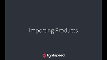 Importing Products