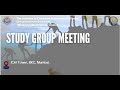 Valuation Study Group Meeting 8th September 2025