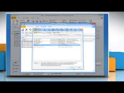 Create a Distribution List in Microsoft® Outlook 2010