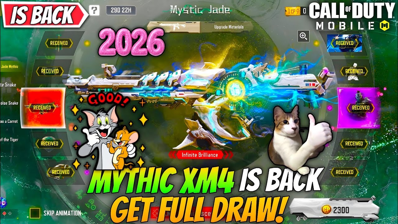 *Finally* We Will Get Mythic XM4 Draw! 2026 | Mythic XM4 Return 2026 | Mystic Jade Mythic Drop, CODM