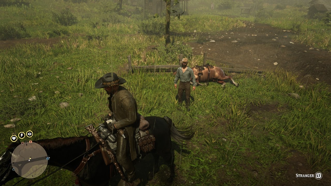 Red Dead Redemption 2 Random Event - Don't Help The Stranger! - YouTube