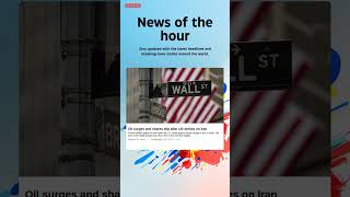 Breaking News: Oil surges and shares slip after US strikes on Iran #iran