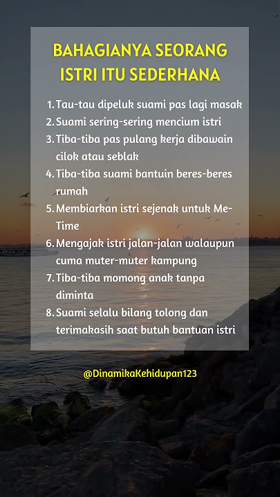 Bahagiakan Istri #istribahagia #quotes #motivasi #istri #bahagia #bahagiaitusederhana #shorts