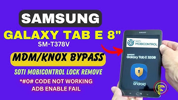 SM-T378V Knox Security bypass || Samsung Galaxy Tab E 32 gb Mdm  bypass