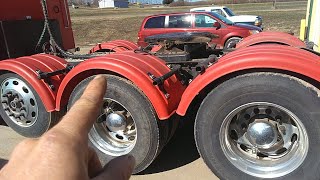 Peterbilt 359 Rebuild ep67 - new drive tires for old red