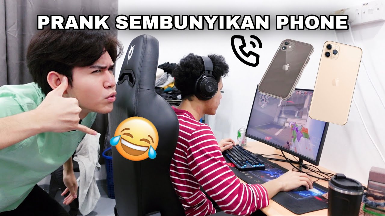 PRANK SEMBUNYIKAN PHONE AFIQKENTANG 🤣👍