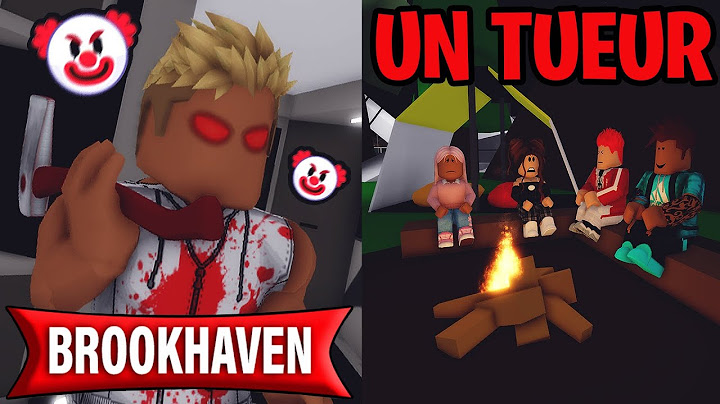 UN TUEUR 🔪 NOUS ESPIONNE 🤡 PENDANT NOTRE WEEK-END EN CAMPING ⛺ | ROBLOX BROOKHAVEN MINI FILM RP