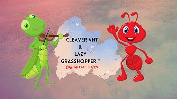 "The Clever Ant and the Lazy Grasshopper". 🐜🦗| kids moral stories 👶 #nightlitstory #kidsstories