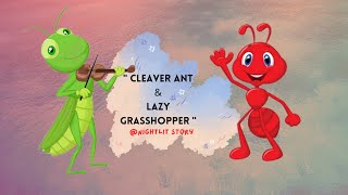 The Clever Ant and the Lazy Grasshopper. 🐜🦗| kids moral stories 👶 #nightlitstory #kidsstories