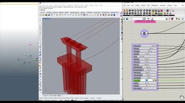 Parametric Bridge Piers design Using Grasshopper + Tekla Structures