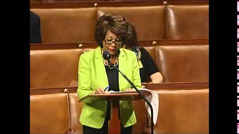 Congresswoman  Maxine Waters' amendment to fully fund the Securities and Exchange Commission