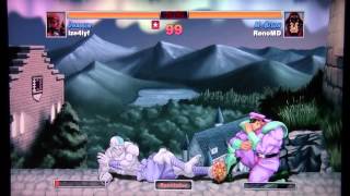 RenoMD (M. Bison) vs ize4lyf / NLP OU (Dhalsim) Part 1/2 SSF2THDR HD Remix