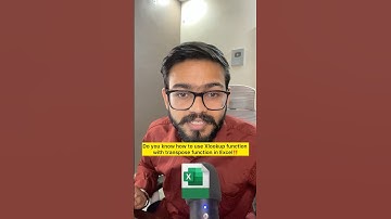 Xlookup Function with Transpose in Excel | Excel Amazing Tricks #excel #exceltips #shorts