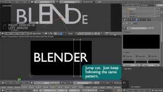 Pop-In Pop-Out Text Effect, Blender 2.73 Tutorial, Part 1