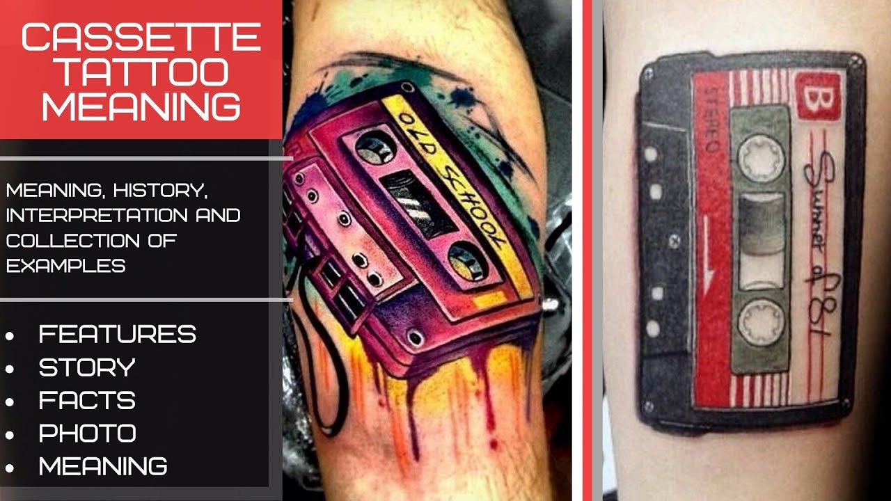 Latest Cassette tape Tattoos  Find Cassette tape Tattoos