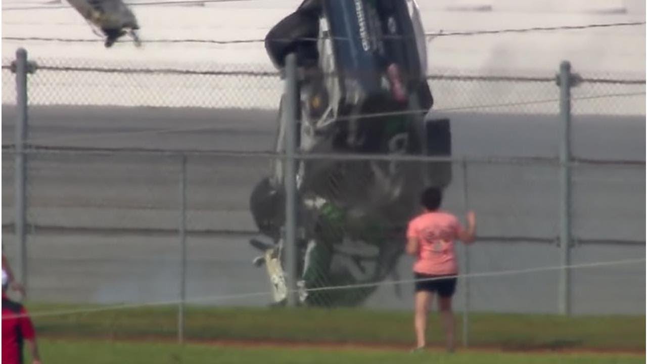 Talladega NASCAR: Kyle Larson felt like "scary" crash would never end