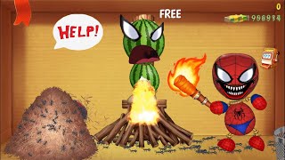 Kick The Buddy 2024 | The WaterMelon VS Spider Buddy VS The WitchFire, #iqgamerkickThebuddy